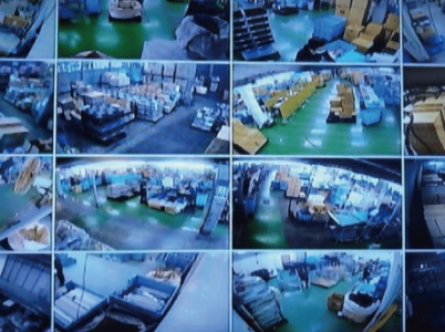 工場内部監視カメラ